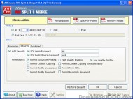 Combine Split Delete Pdf pages screenshot